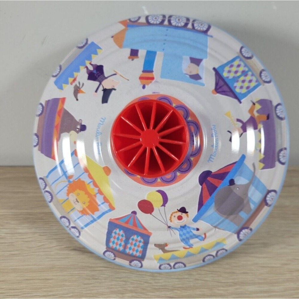 Moulin Roty Circus Spinning Top Vintage No‎ Rust